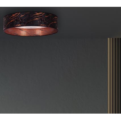 Brilagi - Φωτιστικό οροφής LED VELVET STAR LED/24W/230V δ. 40 cm 3000K/4000K/6400K μαύρο/χάλκινο