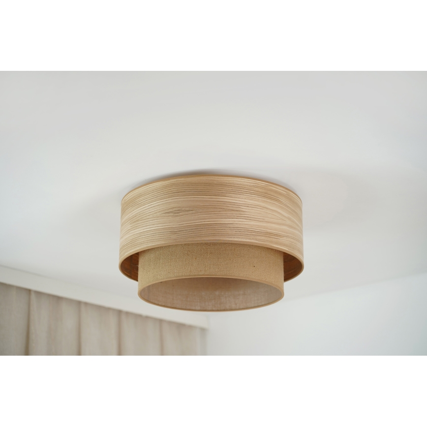 Brilagi - Φωτιστικό οροφής MONTANA BOHO 1xE27/15W/230V διάμετρος 45 cm καφέ
