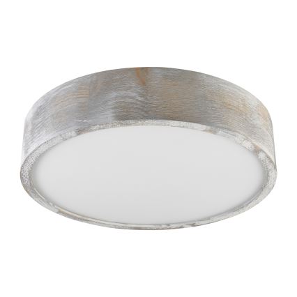 Brilagi - Φωτιστικό οροφής PINO 2xE27/15W/230V πεύκο/ασημί διάμ. 37,5 εκ.