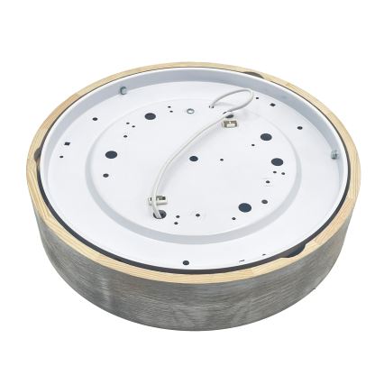 Brilagi - Φωτιστικό οροφής PINO 2xE27/15W/230V πεύκο/ασημί διάμ. 37,5 εκ.