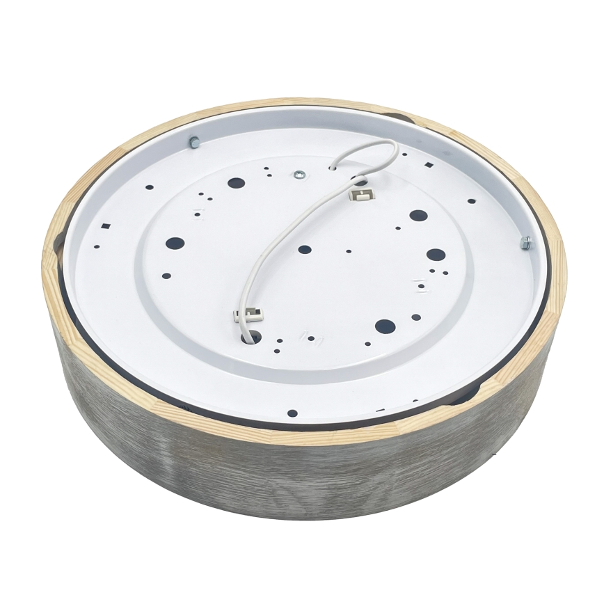 Brilagi - Φωτιστικό οροφής PINO 2xE27/15W/230V πεύκο/ασημί διάμ. 37,5 εκ.