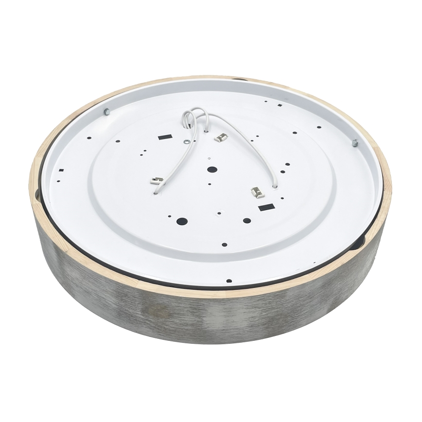 Brilagi - Φωτιστικό οροφής PINO, 3x E27 (15W/230V), πεύκο/ασημί, Ø 47,5 cm