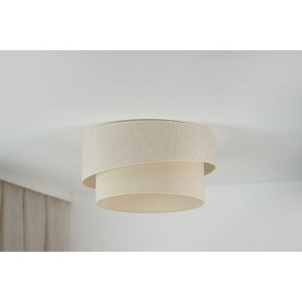 Brilagi - Φωτιστικό οροφής SHINE 1xE27/15W/230V διάμετρος 50 cm κρεμ