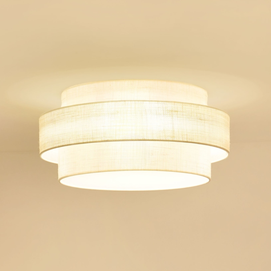 Brilagi - Φωτιστικό οροφής SPACE YUTE LED/12W/230V διάμετρος 50 cm 3000K/4000K/6400K κρεμ