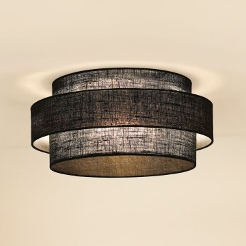 Brilagi - Φωτιστικό οροφής SPACE YUTE LED/12W/230V διάμετρος 50 cm 3000K/4000K/6400K μαύρο