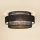 Brilagi - Φωτιστικό οροφής SPACE YUTE LED/12W/230V διάμετρος 50 cm 3000K/4000K/6400K μαύρο