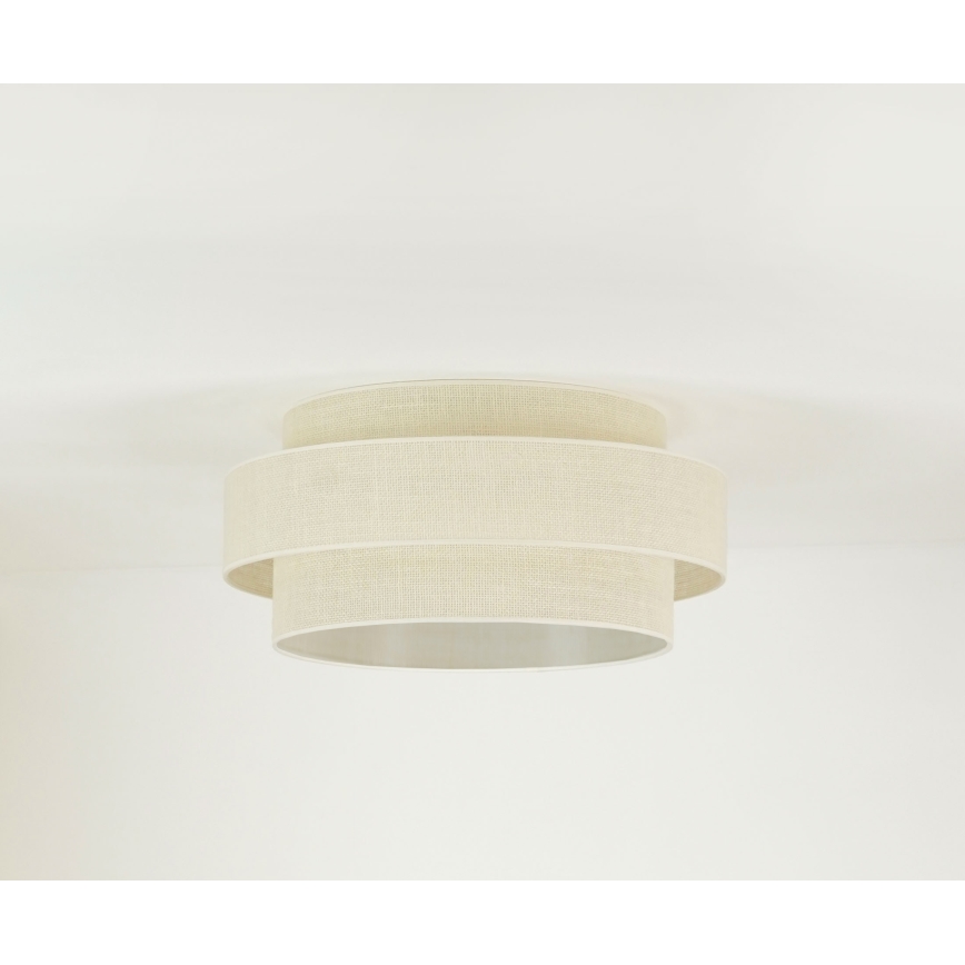 Brilagi - Φωτιστικό οροφής SPACE YUTE LED/12W/230V διάμετρος 50 cm 3000K/4000K/6400K κρεμ