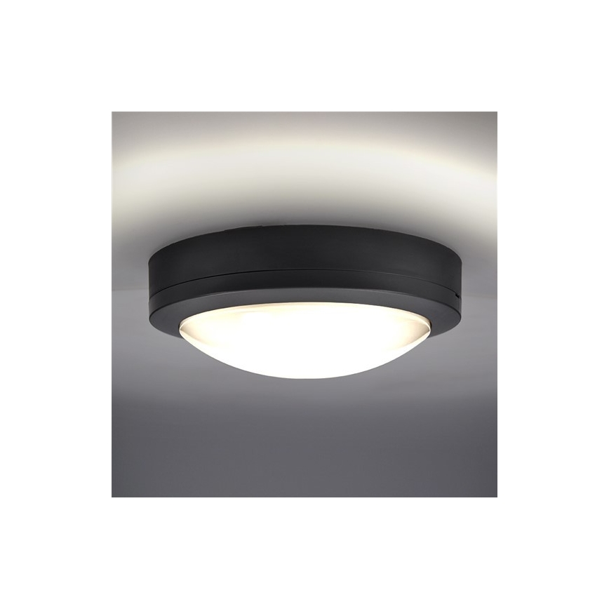 Brilagi - Φωτιστικό οροφής εξωτερικού χώρου LED LED/13W/230V διάμετρος 17 cm IP54 ανθρακί