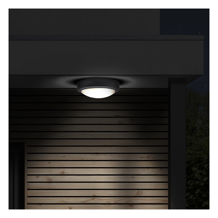 Brilagi - Φωτιστικό οροφής εξωτερικού χώρου LED LED/20W/230V διάμετρος 23 cm IP54 ανθρακί