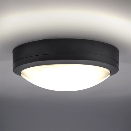 Brilagi - Φωτιστικό οροφής εξωτερικού χώρου LED LED/20W/230V διάμετρος 23 cm IP54 ανθρακί