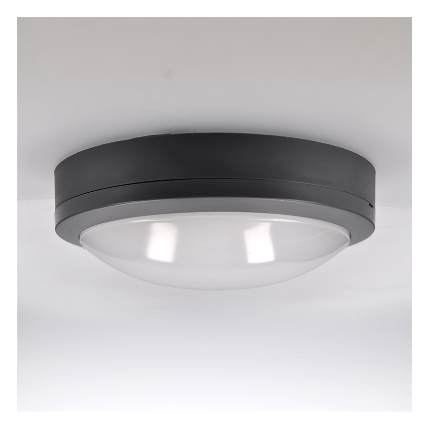 Brilagi - Φωτιστικό οροφής εξωτερικού χώρου LED LED/20W/230V διάμετρος 23 cm IP54 ανθρακί