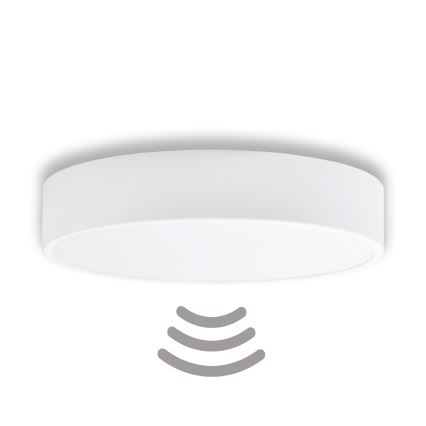 Brilagi - Φωτιστικό οροφής με αισθητήρα CLARE 3xE27/24W/230V διάμετρος 40 cm λευκό