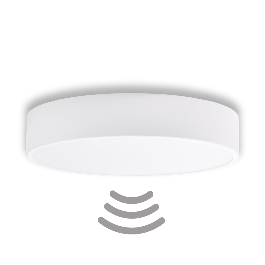 Brilagi - Φωτιστικό οροφής με αισθητήρα CLARE 3xE27/24W/230V διάμετρος 40 cm λευκό