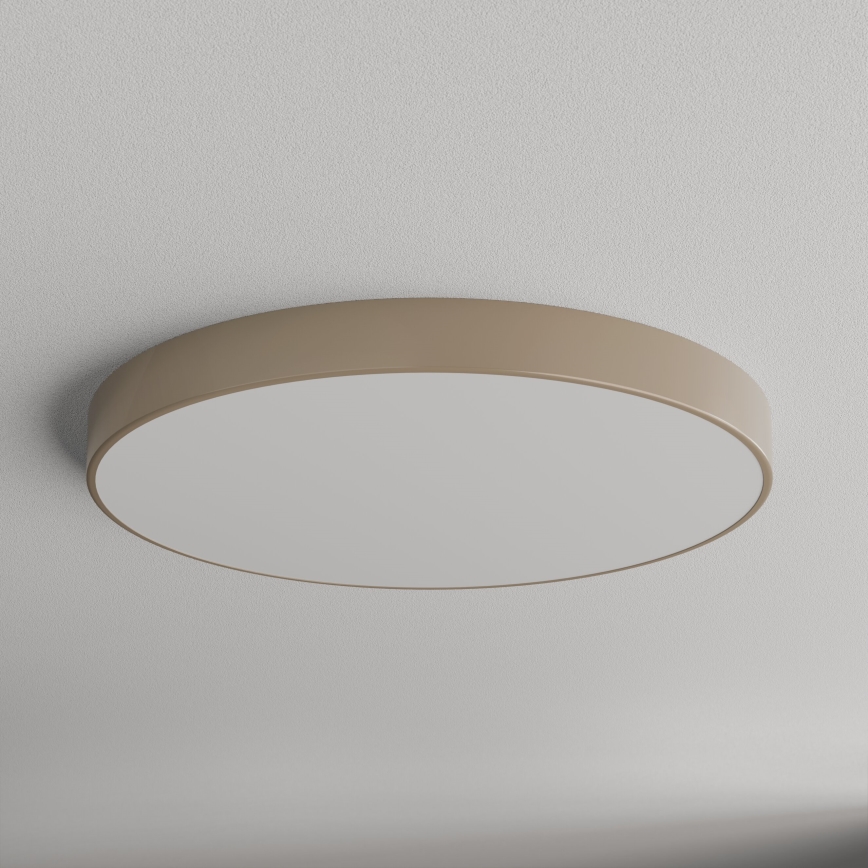 Brilagi - Φωτιστικό οροφής με αισθητήρα CLARE 6xE27/24W/230V διάμετρος 80 cm μπεζ
