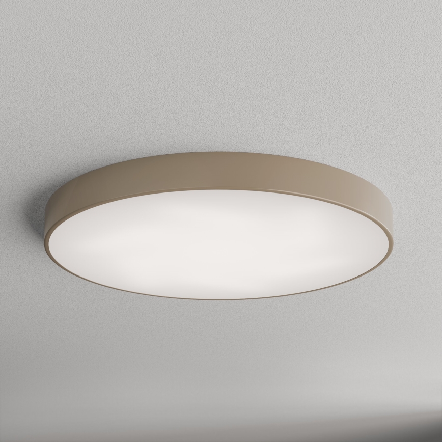 Brilagi - Φωτιστικό οροφής με αισθητήρα CLARE 6xE27/24W/230V διάμετρος 80 cm μπεζ