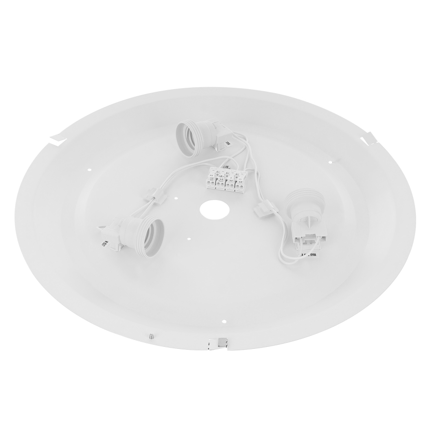 Brilagi - Φωτιστικό οροφής μπάνιου CLARE 3xE27/24W/230V διάμετρος 40 cm IP54 γκρι