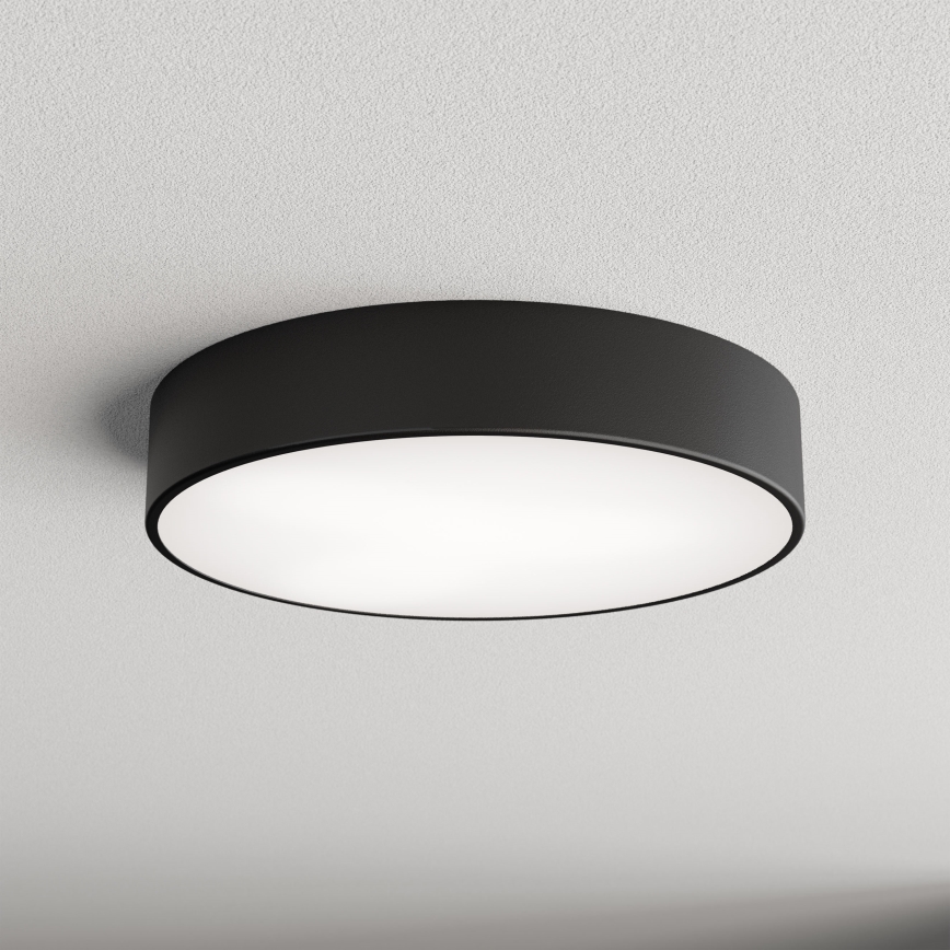 Brilagi - Φωτιστικό οροφής μπάνιου CLARE 3xE27/24W/230V διάμετρος 40 cm μαύρο IP54