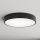Brilagi - Φωτιστικό οροφής μπάνιου CLARE 4xE27/24W/230V Ø 50 εκ. IP54 μαύρο