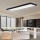 Brilagi - Φωτιστικό οροφής μπάνιου dimming LED FRAME SMART LED/50W/230V 30x120 cm 3000-6000K IP44 μαύρο + τηλεχειριστήριο