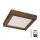 Brilagi - Φωτιστικό οροφής μπάνιου dimming LED WOODY FRAME LED/24W/230V δρυς 30x30 cm 3000-6000K IP44 + τηλεχειριστήριο