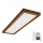 Brilagi - Φωτιστικό οροφής μπάνιου dimming LED WOODY FRAME LED/50W/230V δρυς κερασιά 120x30 cm 3000-6000K IP44 + τηλεχειριστήριο