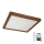 Brilagi - Φωτιστικό οροφής μπάνιου dimming LED WOODY FRAME LED/50W/230V δρυς κερασιά 60x60 cm 3000-6000K IP44 + τηλεχειριστήριο