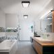 Brilagi- Φωτιστικό οροφής μπάνιου LED FRAME LED/50W/230V 120x30 cm IP44 μαύρο