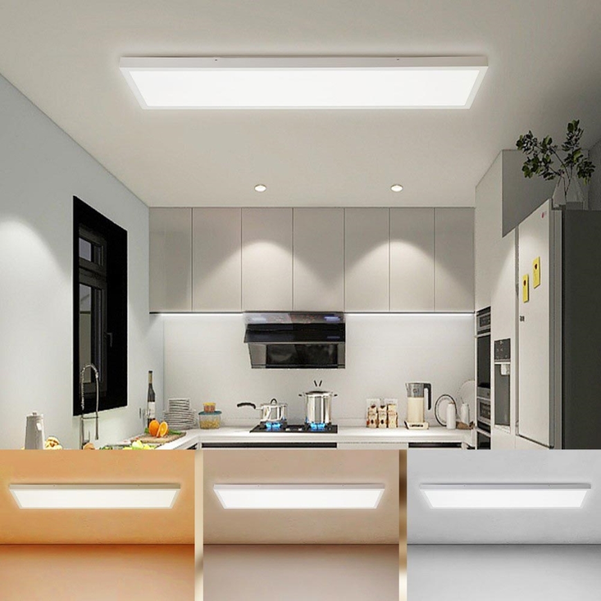 Brilagi - Φωτιστικό οροφής μπάνιου LED FRAME LED/50W/230V 30x120 cm 3000/4000/6000K IP44 λευκό