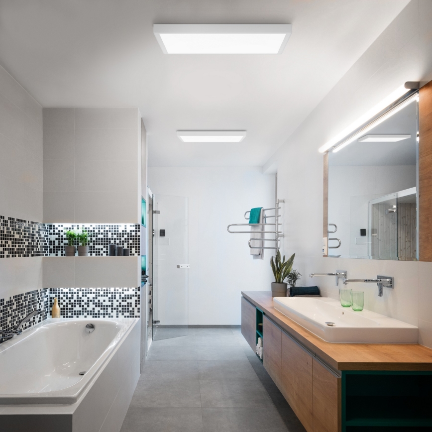 Brilagi - Φωτιστικό οροφής μπάνιου LED FRAME LED/50W/230V 60x60 cm IP44 λευκό