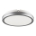 Brilagi - Φωτιστικό οροφής μπάνιου LED PERA 18W/230V διάμετρος 22 cm IP65 ασήμι