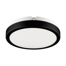 Brilagi - Φωτιστικό οροφής μπάνιου LED PERA LED/12W/230V διάμετρος 18 cm IP65 μαύρο