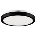 Brilagi - Φωτιστικό οροφής μπάνιου LED PERA LED/24W/230V διάμετρος 28 cm IP65 μαύρο