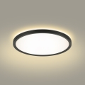 Brilagi - Φωτιστικό οροφής μπάνιου LED ULTRA SLIM LED/12W/230V διάμετρος 22,5 cm μαύρο IP54