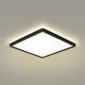 Brilagi - Φωτιστικό οροφής μπάνιου LED ULTRA SLIM LED/18W/230V 30x30 cm μαύρο IP54