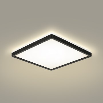 Brilagi - Φωτιστικό οροφής μπάνιου LED ULTRA SLIM LED/18W/230V 30x30 cm μαύρο IP54