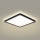 Brilagi - Φωτιστικό οροφής μπάνιου LED ULTRA SLIM LED/18W/230V 30x30 cm μαύρο IP54