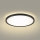 Brilagi - Φωτιστικό οροφής μπάνιου LED ULTRA SLIM LED/18W/230V διάμετρος 30 cm μαύρο IP54