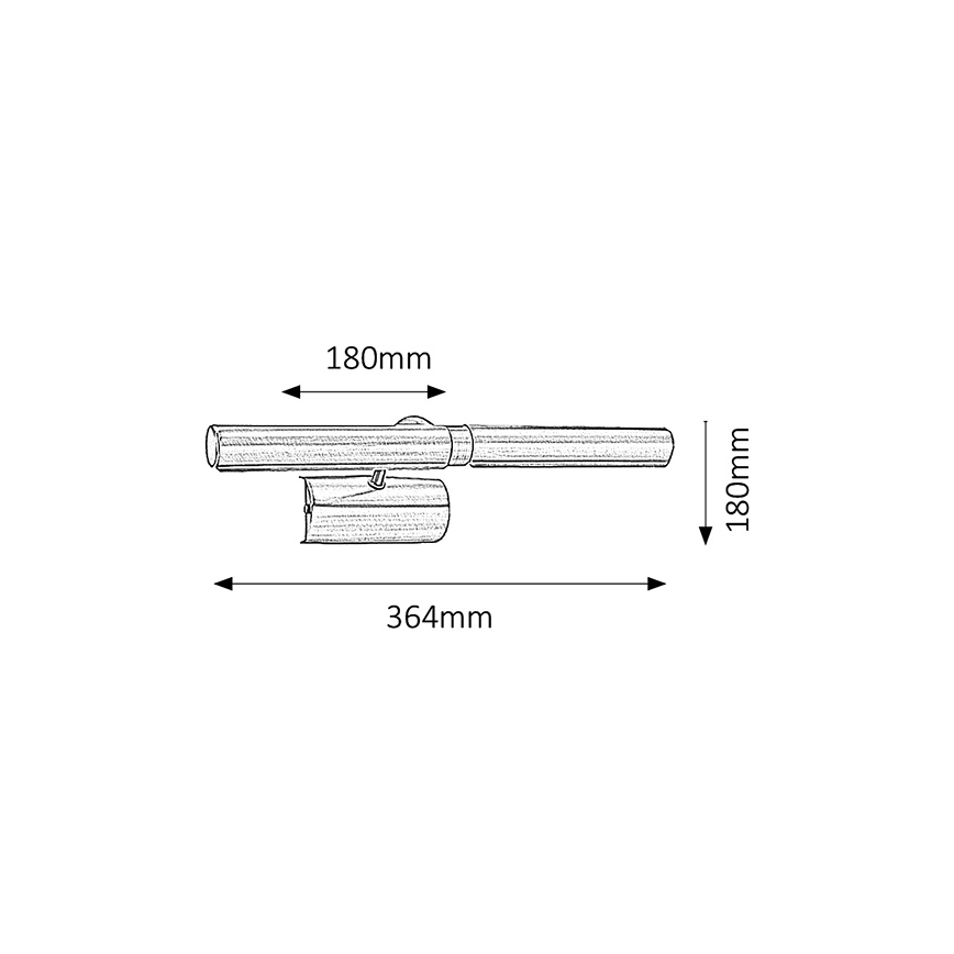 Brilagi - Φωτιστικό πίνακα LED DANAE 2xE14/4W/230V 3000K ματ χρώμιο