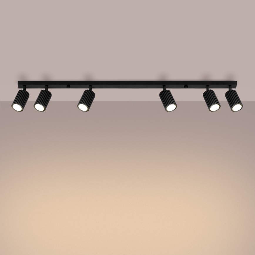 Brilagi - Φωτιστικό σποτ CRESTO 6xGU10/10W/230V μαύρο