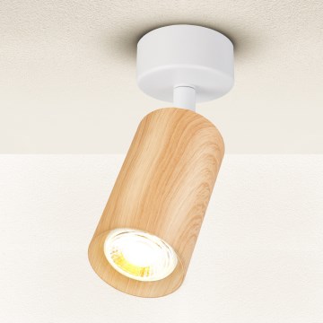 Brilagi - Φωτιστικό σποτ SELE 1xGU10/30W/230V λευκό/δρύινο ντεκόρ