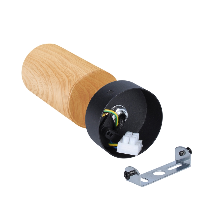 Brilagi - Φωτιστικό σποτ SELE 1xGU10/30W/230V μαύρο/δρύινο ντεκόρ
