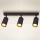 Brilagi - Φωτιστικό σποτ SELE 3xGU10/30W/230V μαύρο/χρυσαφί