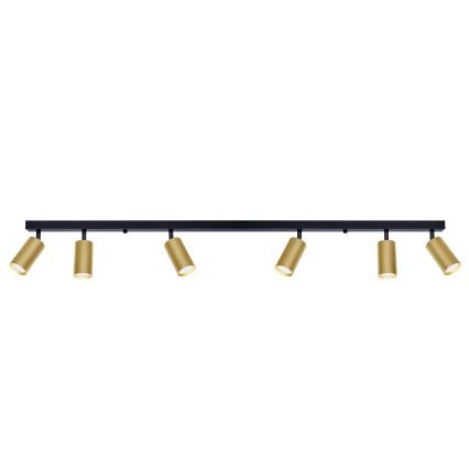Brilagi - Φωτιστικό σποτ SELE GOLDEN 6xGU10/30W/230V μαύρο/χρυσό