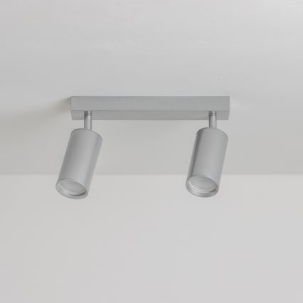 Brilagi - Φωτιστικό σποτ μπάνιου SELE 2xGU10/30W/230V IP44 ασημί