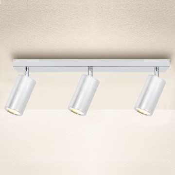 Brilagi - Φωτιστικό σποτ μπάνιου SELE 3xGU10/30W/230V IP44 γυαλιστερό χρώμιο