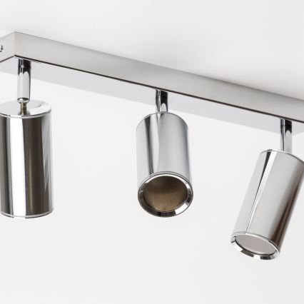 Brilagi - Φωτιστικό σποτ μπάνιου SELE 3xGU10/30W/230V IP44 γυαλιστερό χρώμιο