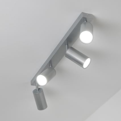 Brilagi - Φωτιστικό σποτ μπάνιου SELE 4xGU10/30W/230V IP44 ασημί