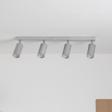 Brilagi - Φωτιστικό σποτ μπάνιου SELE 4xGU10/30W/230V IP44 ασημί