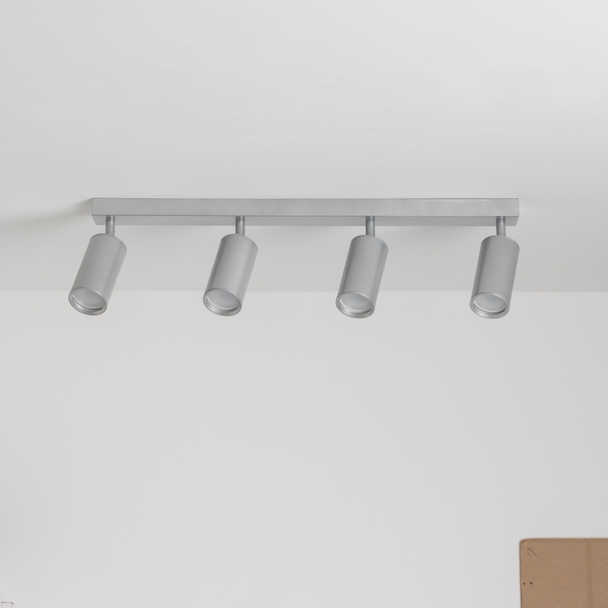 Brilagi - Φωτιστικό σποτ μπάνιου SELE 4xGU10/30W/230V IP44 ασημί