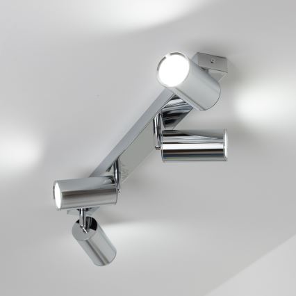 Brilagi - Φωτιστικό σποτ μπάνιου SELE 4xGU10/30W/230V IP44 γυαλιστερό χρώμιο